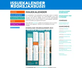 Issuekalender.nl(De Issuekalender 2019) Screenshot