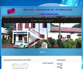 IST-Antsiranana.mg(Institut supérieur de technologie) Screenshot