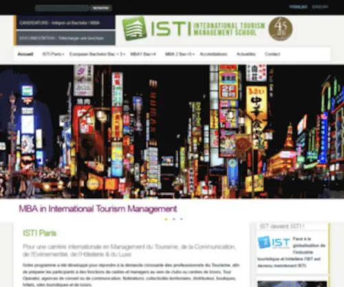 IST-BTS.com(IST BTS Tourisme Paris) Screenshot