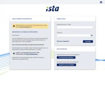 Ista-Webportal.de(Ista Service Platform Shell) Screenshot