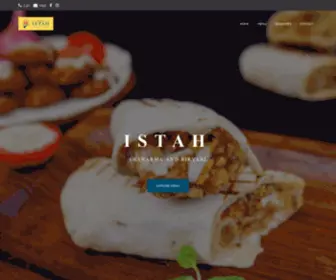 Istahgrill.com(Shawarma & Biryani) Screenshot