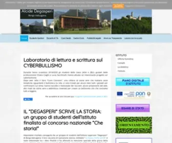 Istalcidedegasperi.it(Istituto d'Istruzione Alcide Degasepri) Screenshot