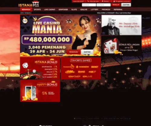 Istana911C.com(Istana 911C) Screenshot