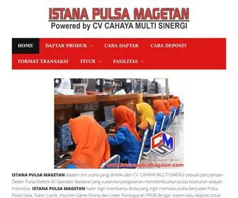 Istanapulsamagetan.com(Distributor Pulsa Termurah Dan Terlengkap) Screenshot