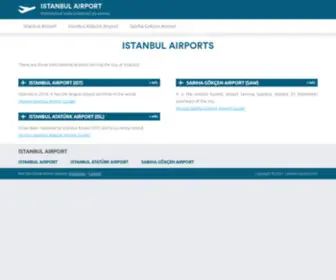 Istanbul-Airport.com(Istanbul Airport) Screenshot