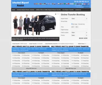 Istanbulairportassist.com(Istanbul airport transfer) Screenshot