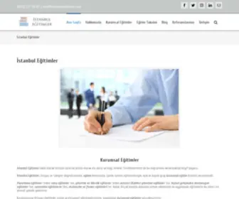 Istanbulegitimler.net(İstanbul Eğitimler) Screenshot