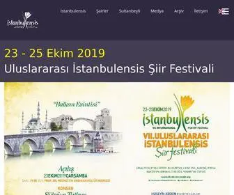 Istanbulensissiir.org(Iir Festivali) Screenshot