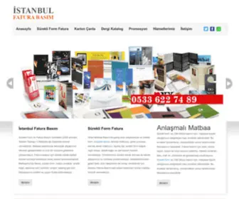 Istanbulfaturabasim.com(Sürekli Form Fatura) Screenshot