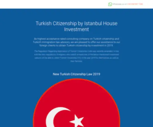 Istanbulhouse.co(Citizenship by Istanbul House Investment) Screenshot