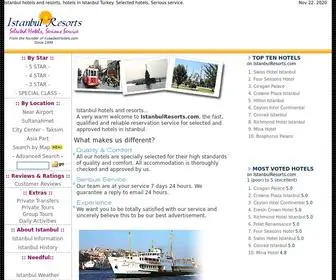 Istanbulresorts.com(Istanbul Hotels and Resorts) Screenshot