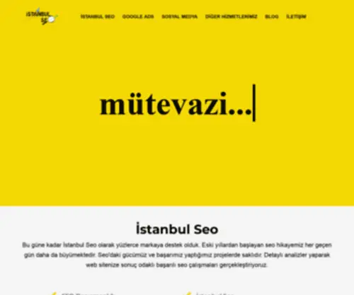 Istanbulseo.com.tr(İstanbul Seo) Screenshot