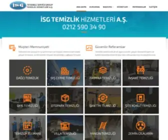 Istanbulservicegroup.com(İSG TEMİZLİK ŞİRKETİ) Screenshot