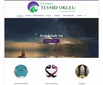 Istanbultevhidokulu.org(Stanbul Tevhid Okulu) Screenshot