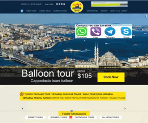 Istanbultravelturkey.com(Cappadocia tour) Screenshot