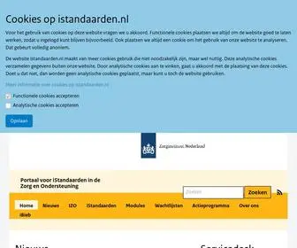 Istandaarden.nl(Portaal voor istandaarden in de zorg en ondersteuning) Screenshot