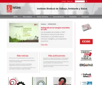 Istas.net(Instituto Sindical de Trabajo) Screenshot