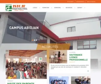 ISTCJF.ci(Accueil) Screenshot