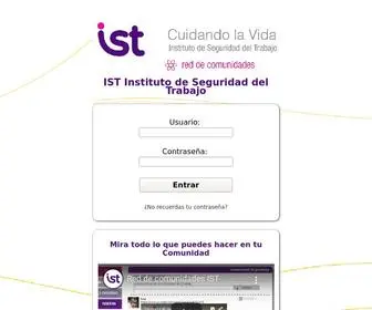 Istcomunidades.cl(IST Comunidades) Screenshot