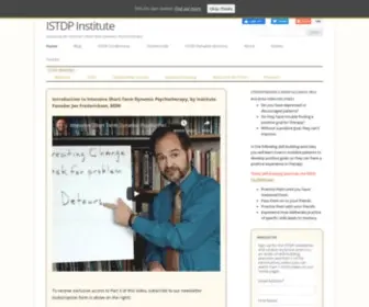 Istdpinstitute.com(Resources for Intensive Short Term Dynamic Psychotherapy) Screenshot