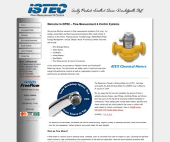 Istec-Corp.com(Flow Measurement & Control Systems Specialists) Screenshot