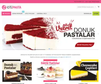 Istepasta.com(Donuk Pasta Ve Sütlü Tatlı imalatı) Screenshot