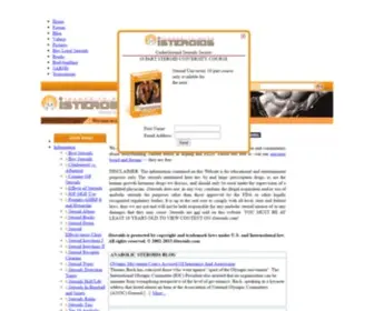 Isteroids.com(Underground Steroids Super Site) Screenshot