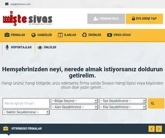 Istesivas.com(İşte SİVAS Sivasın İş Dünyası) Screenshot