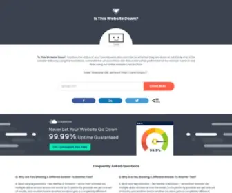 Isthiswebsitedown.com(Enter the URL and instantly check website uptime & availability) Screenshot