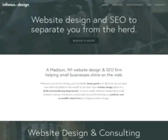 Isthmus-Design.com(Isthmus Design) Screenshot