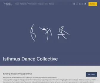 Isthmusdancecollective.org(Isthmus Dance Collective) Screenshot