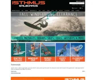 Isthmussailboards.com(Windsurfing Boards) Screenshot