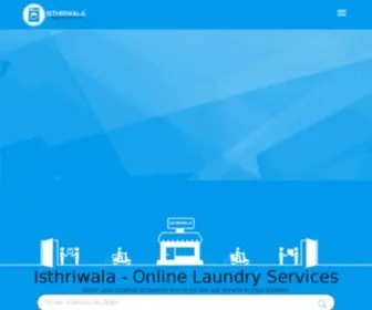 Isthriwala.com(Best Online Doorstep Laundry and Dry Clean Services in India) Screenshot