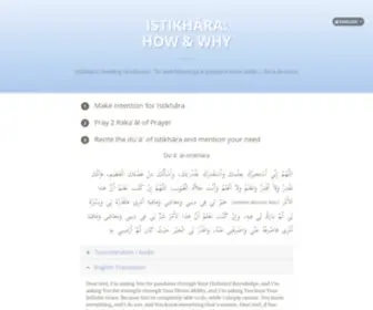 Istikhara.com(Istikhāra) Screenshot