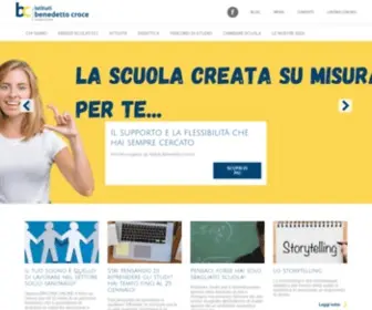 Istitutibenedettocroce.it(Scuola Privata in Toscana) Screenshot