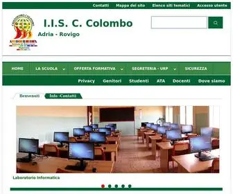 Istituto-Colombo.edu.it(Sito web istituzionale i.i.s. "c. colombo" adria) Screenshot