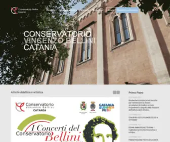 Istitutobellini.it(Conservatorio Bellini) Screenshot