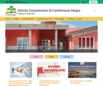 Istitutocomprensivocastelnuovomagra.it(Sito web istituzionale Istituto Comprensivo di Castelnuovo Magra) Screenshot
