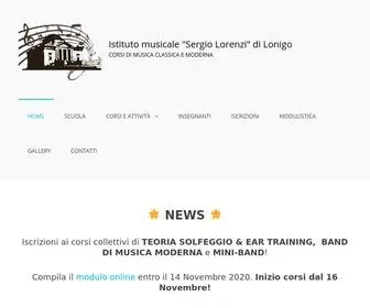 Istitutomusicalelonigo.com(CORSI DI MUSICA CLASSICA E MODERNA) Screenshot