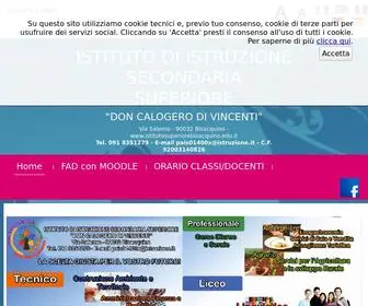 Istitutosuperiorebisacquino.edu.it(Homepage del portale scolastico) Screenshot