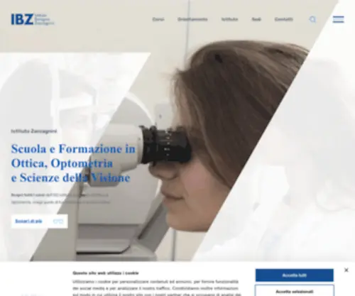 Istitutozaccagnini.it(Istituto professionale di Ottica e Optometria) Screenshot