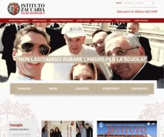 Istitutozaccaria.it(Sito ufficiale dell'Istituto Zaccaria) Screenshot