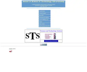 ISTL.org(Issues in Science & Technology Librarianship) Screenshot