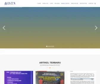 ISTN.ac.id(INSTITUT SAINS DAN TEKNOLOGI NASIONAL) Screenshot