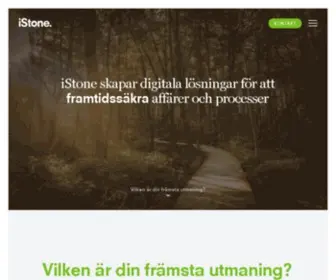 Istone.se(Lösningar för digital transformation) Screenshot