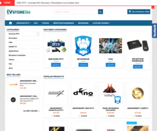 Istore366.com(Abonnement iptv France et ailleurs) Screenshot