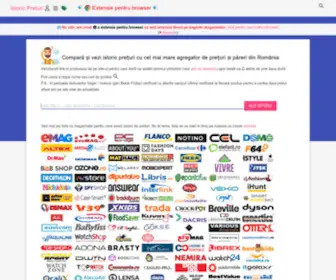 Istoric-Preturi.info(Compară și vezi istoric prețuri cu cel mai mare agregator de prețuri și păreri din România) Screenshot