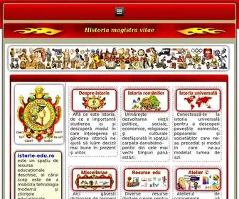 Istorie-Edu.ro(Este un site educațional non) Screenshot