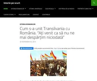 Istorie-PE-Scurt.ro(Istorie pe scurt) Screenshot