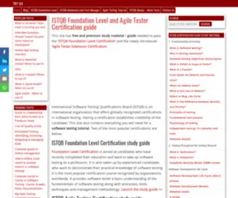 IstQbexamcertification.com(Try QA) Screenshot